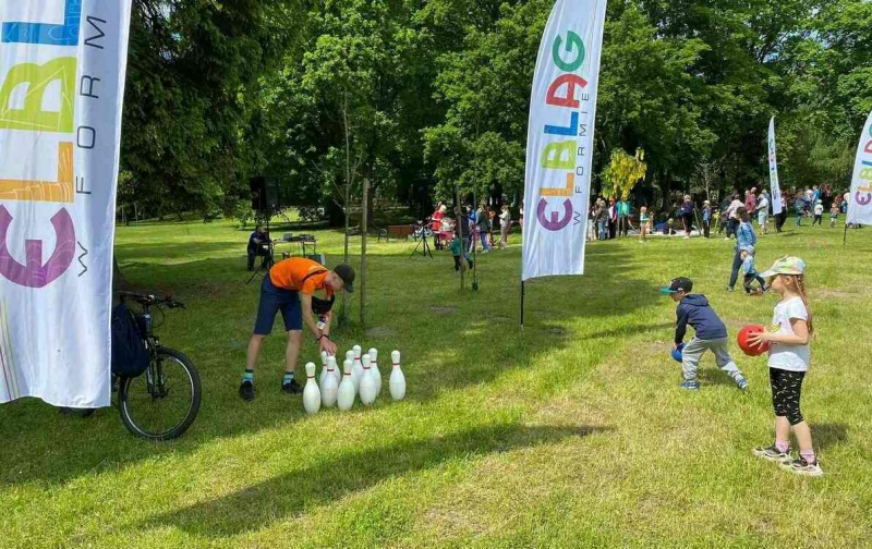 Sjesta w Parku Modrzewie w niedzielę