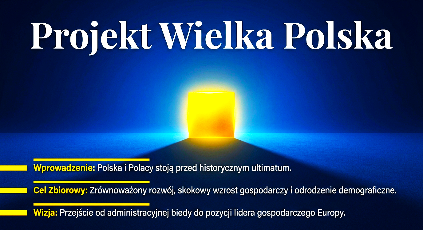 Projekt „Wielka Polska”, który zapewni rozwój kraju oraz odmieni los wszystkich jego mieszkańców