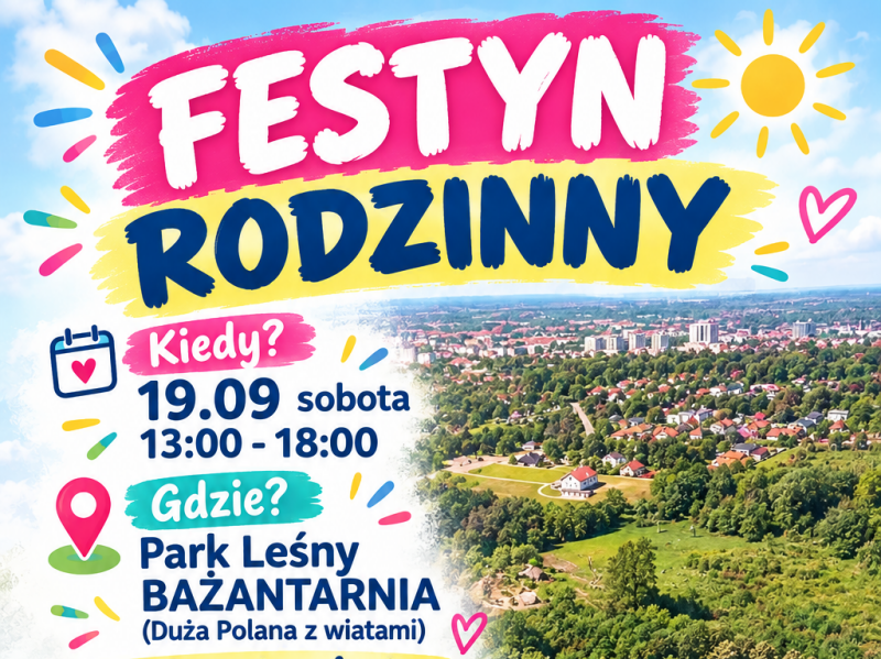 Rodzinny Festyn w Bażantarni – moc atrakcji i zabawy