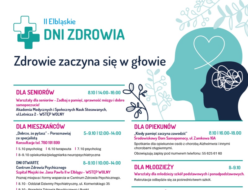 „Zdrowie zaczyna się w głowie”. Nadchodzą Elbląskie Dni Zdrowia 2026