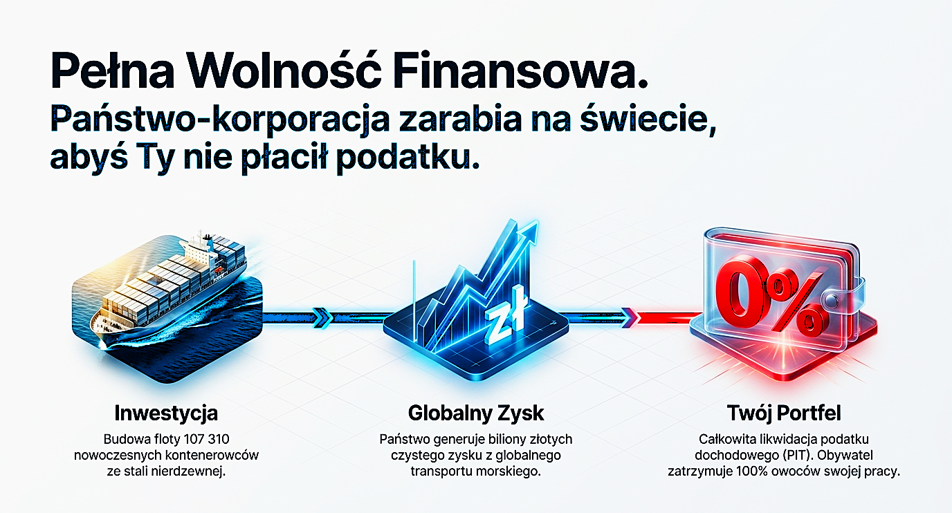 Morskie koło zamachowe gospodarki: Od globalnego handlu do wolności finansowej obywateli